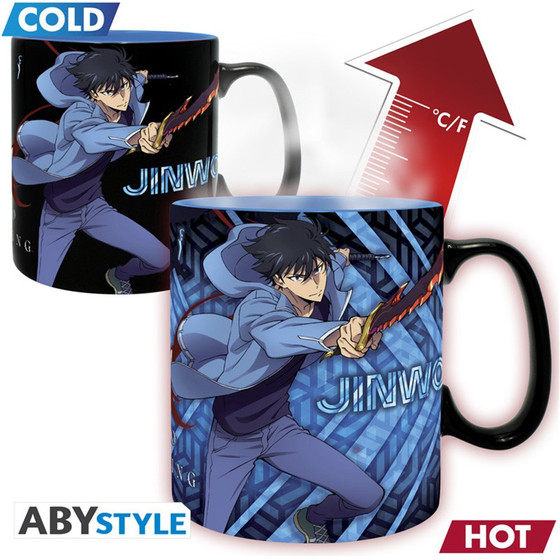 Abysse: Solo Leveling - Jinwoo & Igris Heat Change Mug (460ml) (ABYMUGA690)