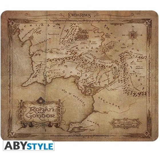 Abysse: The Lord Of The Rings - Rohan & Gondor Map Mousepad (24x20cm) (ABYACC350)