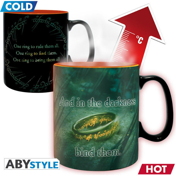 Abysse: The Lord Of The Rings - Sauron Heat Change Mug (460ml) (ABYMUGA508)