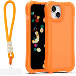 Senso Spd Safecase With Strap Iphone 15 Orange Backcover - (SSSIP15O)