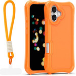 Senso Spd Safecase With Strap Iphone 17 Orange Backcover - (SSSIP17O)