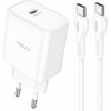 Noozy ��������� �������� Edge E25 PD30W �� ������� USB-C �� USB-C 1m �����