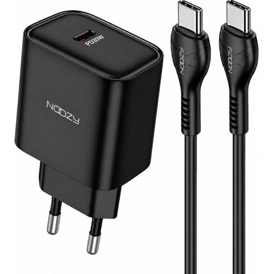 Noozy ��������� �������� Edge E25 PD30W �� ������� USB-C �� USB-C 1m �����