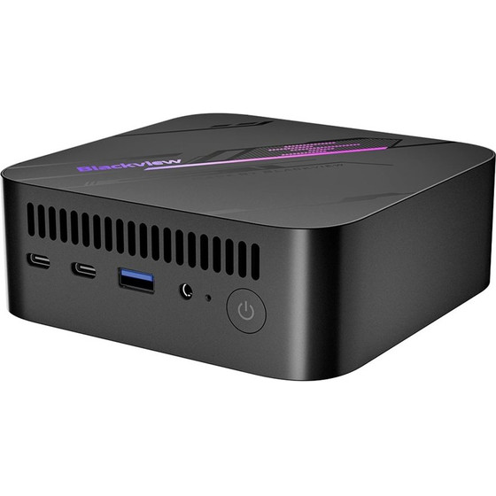 BlackView Mini Pc MP100 Pro Ryzen 5 7430U 16GB SSD512 W11PRo Grey - (MP100Pro-16GB/512GB-BK/BV/V6)