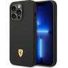 Ferrari Iphone 14 Pro 6,1bLack Hardcase Silicone Metal Logo Magsafe - (FESSIHMP14LBK)