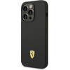 Ferrari Iphone 14 Pro 6,1bLack Hardcase Silicone Metal Logo Magsafe - (FESSIHMP14LBK)