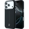MERCEDES Case Leather Semi Wrap Iconic Line Magsafe For Iphone 17 Pro Max Black - (MEHMP17X25PFWSTK)