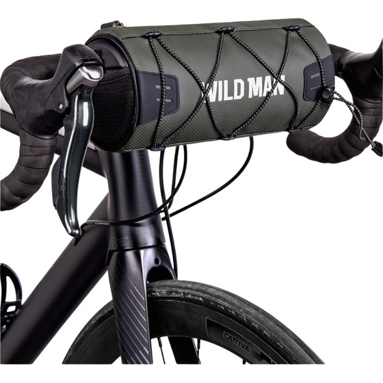 WILDMAN Bike Frame Bag 2L Bike Mount Black - (GX300)