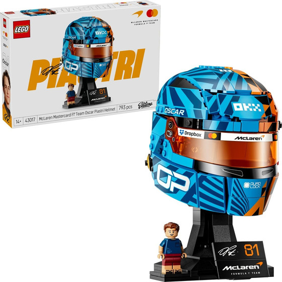 Lego Editions Sports: Mclaren Mastercard F1 Team - Oscar Piastri Helmet (43017)