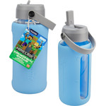 Paladone: Minecraft - Glass Water Bottle With Sleeve (PP16082MCF)