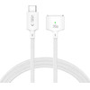 Tech-Protect MMC01 Ultraboost Magnetic Macbook Cable TYPE-C To Magsafe 3 140W 200CM WHITE