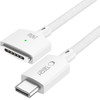Tech-Protect MMC01 Ultraboost Magnetic Macbook Cable TYPE-C To Magsafe 3 140W 200CM WHITE