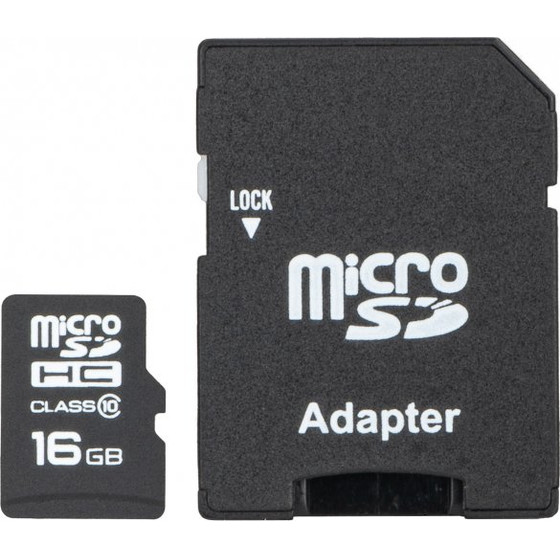 Emtec Microsdhc Memory Card C10 Classic With Adapter, 16Gb, Class 10 - (ECMSDM16GHC10CG)
