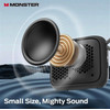 Monster Bluetooth Speaker S520, 5W, TWS, RGB, Waterproof, Black - (129875-02)