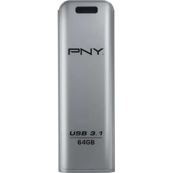 PNY USB-A 3.1 Flashdrive Elite Steel, 64Gb - (FFD64GESTEEL31G-EF)