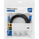 Blue Star Cable Hdmi 2.0 4K 120Hz - High Speed, HDR, ARC, Ethernet, AWM, 18GBps 3 m black