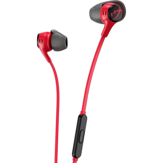 HyperX Wire Earphones Jack 3,5 Mm Cloud Earbuds 2 1,2 m red
