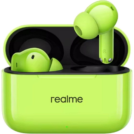 Realme Wireless Earphones Buds T200 Neon green