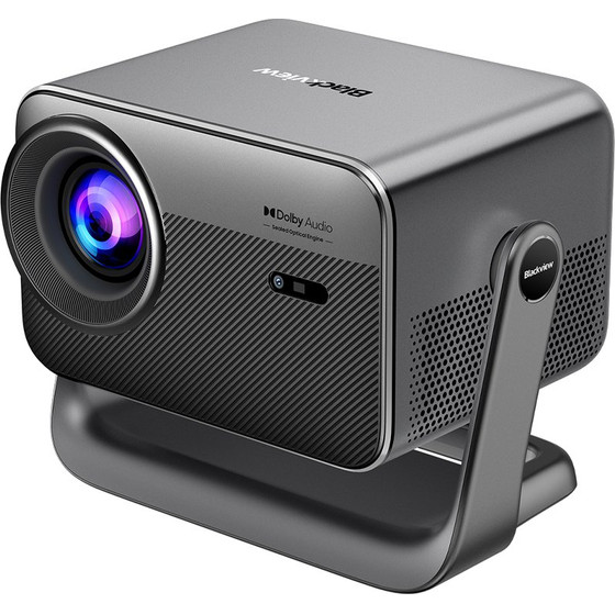 BlackView Wifi Bt Projector 1000 Ansi Lumens HDR10 1080P Space Silver - (PV1000MAX)