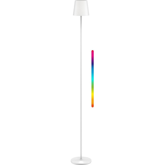 Goobay Wireless Led Floor Lamp, Size XL, 122 cm, RGBW, White - (76572)