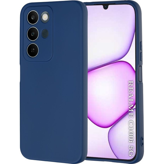 Techsuit - Softflex - Realme C100 5G - Navy Blue