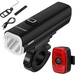 Trizand 1000lm Led Bike Light + Rear Light - (19141-0)
