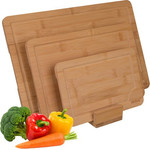 Zortiva Bamboo Chopping Board - 3 Pcs - (19140-0)