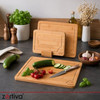 Zortiva Bamboo Chopping Board - 3 Pcs - (19140-0)