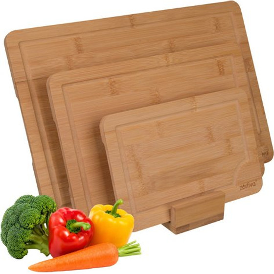 Zortiva Bamboo Chopping Board - 3 Pcs - (19140-0)