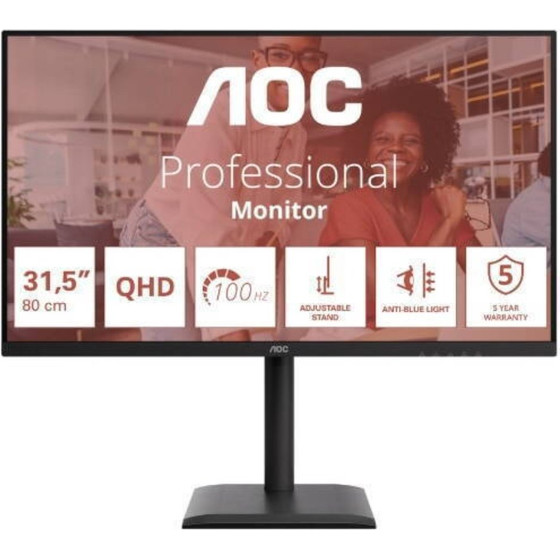AOC Qhd Ips Monitor 32' With Speakers - (Q32E4U)
