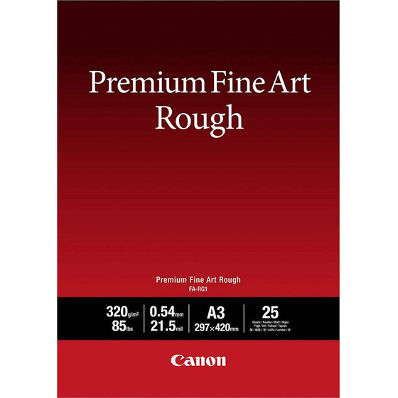 Canon FA-RG1 Photo Paper Premium Fine Art Smooth A3 320gr/m� For Printers Inkjet 25 Sheets - (4562C003)
