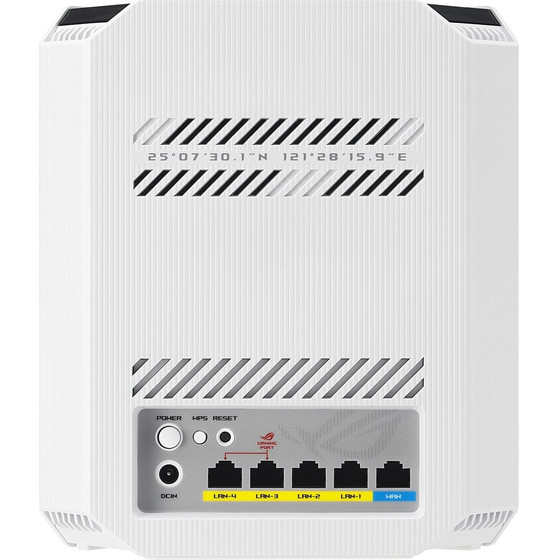 Asus Wireless Router 2.5 Gigabit Ethernet Dual-Band (2.4 Ghz / 5 GHz) White, Black - (GS-BE7200)
