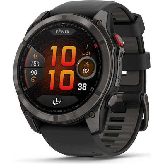 Garmin Fenix 8 Pro 3.56 Cm (1.4'') Amoled 51 Mm Digital 454 x 454 Pixels Touchscreen Black, Grey, Titanium Wi-Fi Gps (satellite) - (010-03199-01)