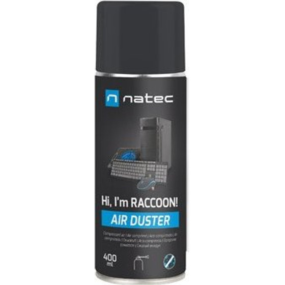 Natec Raccoon 400 Compressed Air Duster 400 Ml - (NSC-2119)
