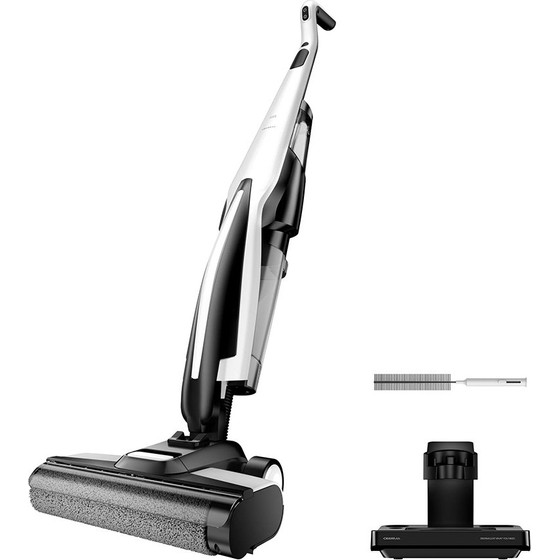 Deerma - Cordless Vacuum Cleaner (VX100) - Dry & Wet Cleaning, 18000Pa, 4000mAh, 300W, 0.6L, 78dB, Dual Tank - White