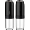 Deerma - Electric Grinder Set (YM01) - For Salt & Pepper, Auto-Dispensing, Adjustable Coarseness, Ceramic Core, 175ml - Black