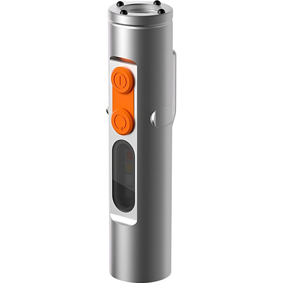 Deerma - Mini Flashlight 4in1 - Magnetic, Pocket Clip, Glass Breaker, 9 Brightness Levels, 350lm, 300mAh, 0.74W - Gray - (SD01)
