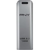 PNY USB-A 3.1 Flashdrive Elite Steel, 128Gb - (FD128ESTEEL31G-EF)