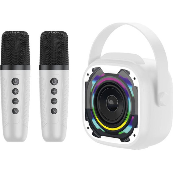 Blavec ������ ����� Bluetooth WS-08 Karaoke Idol �� 2 ��������� 8W ����� - (WS-08, WS08-2MW)