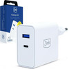 3MK Flowpower Wall Charger USB-A + USB-C 45W Pd 3.0 QC4+ white