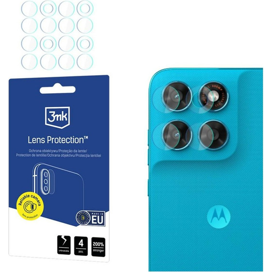 3MK Lens Protection Camera Lens Protector For Motorola Moto G87, 4 pcs.