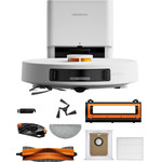 Deerma - Robot Vacuum Cleaner (S30 Pro Plus) - Dry & Wet Cleaning, 15000Pa, Precisence Lidar Tech, Anti-Tangle System - White