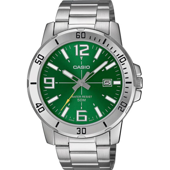 Casio MEN'S Watch + Box - (MTP-VD01D-3B)
