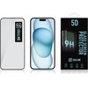 OBAL:Me 5D Glass Screen Protector For Apple Iphone 15 Plus/16 Plus Black - (57983118464)