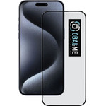 OBAL:Me 5D Glass Screen Protector For Apple Iphone 15 Pro Black - (57983118465)