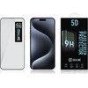 OBAL:Me 5D Glass Screen Protector For Apple Iphone 15 Pro Black - (57983118465)