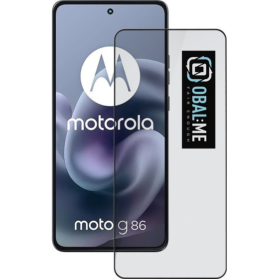 OBAL:Me 5D Glass Screen Protector For Motorola G86/G86 Power Black - (57983126934)