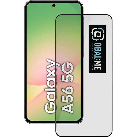 OBAL:Me 5D Glass Screen Protector For Samsung Galaxy A56 5G/A36 5G Black - (57983124425)