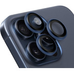 OBAL:Me Lens Protector For Apple Iphone 15 Pro/15 Pro Max Blue Titanium - (57983125792)