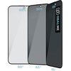 OBAL:Me Privacy 5D Glass Screen Protector For Apple Iphone 15 /16 Black - (57983121446)
